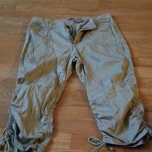 Capris drawstring pants